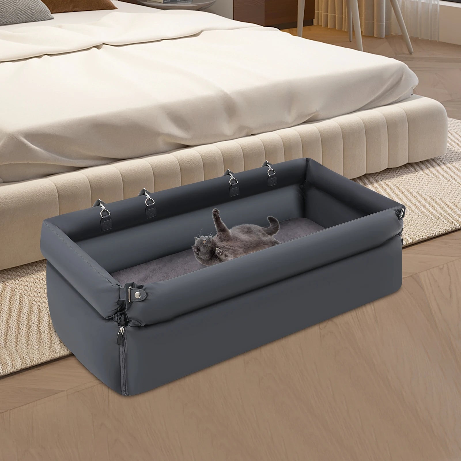 Washable Dog Car Bed