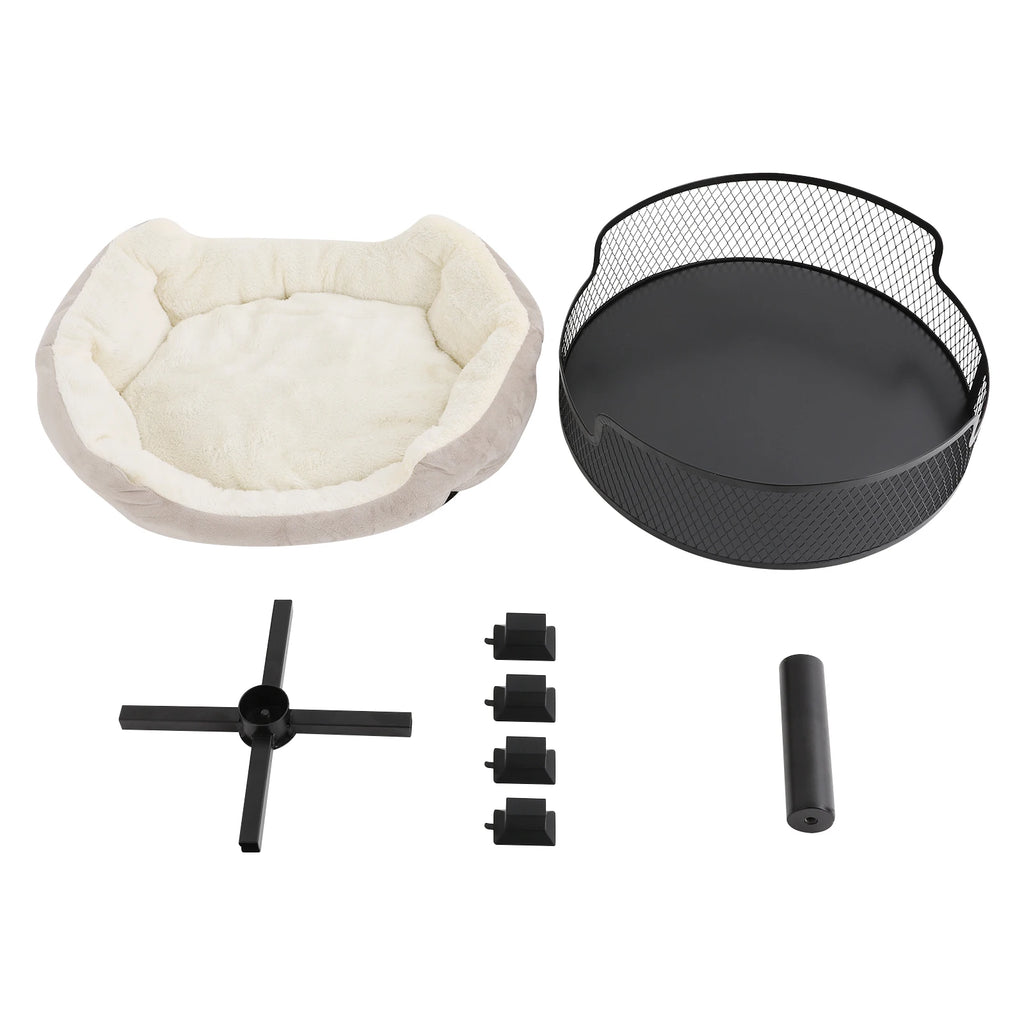 Elevated Cat & Dog Bed - Portable Stainless Steel