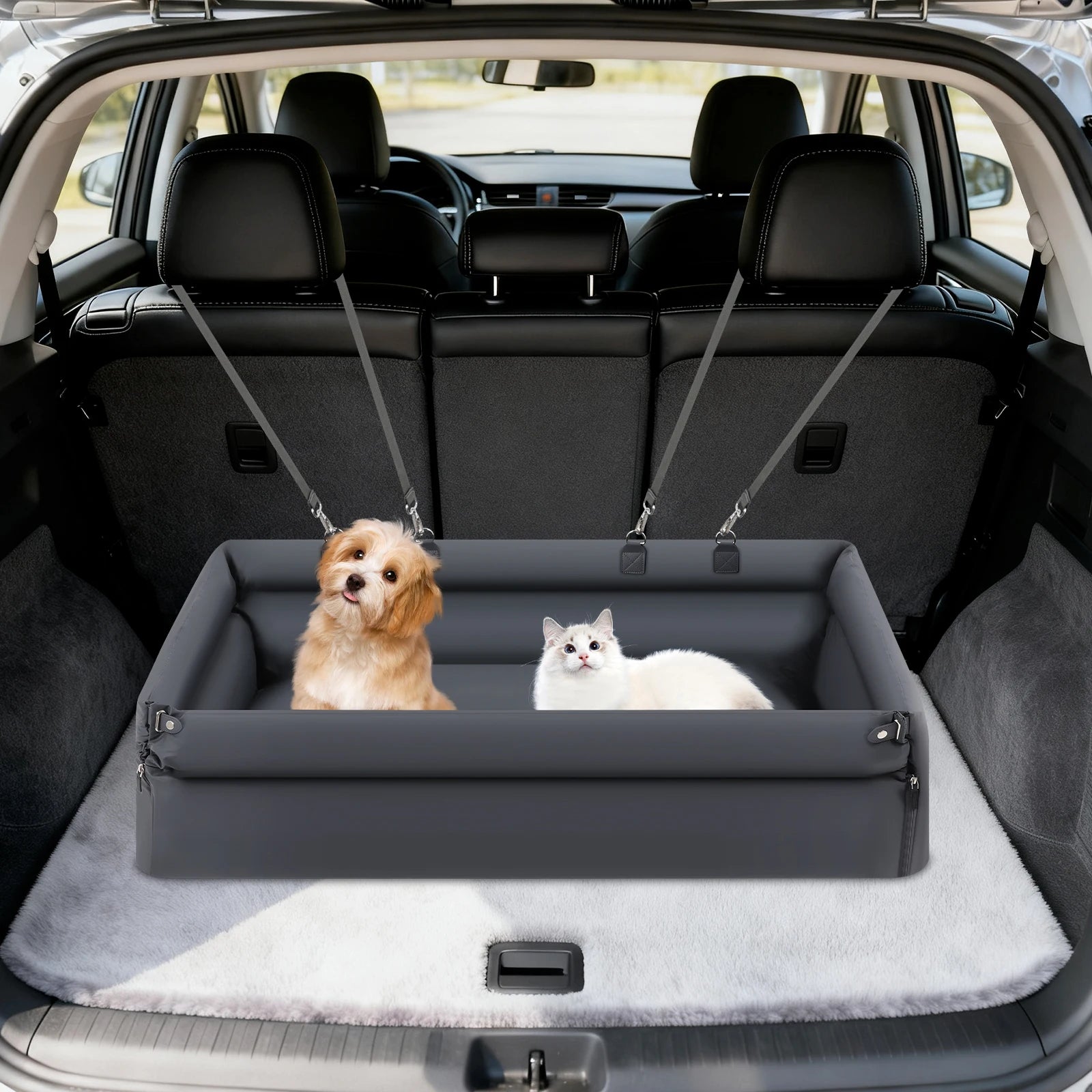 Washable Dog Car Bed