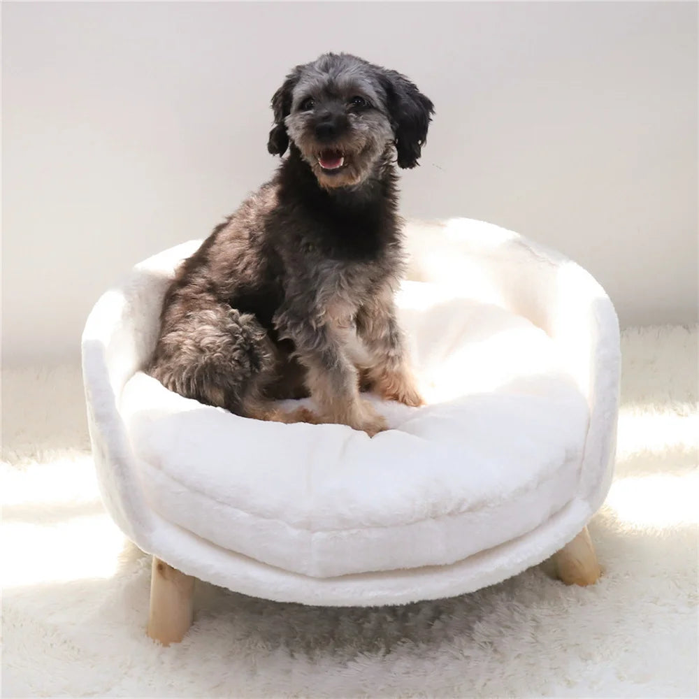 Cozy Elevated Pet Sofa