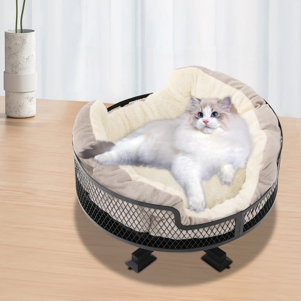 Elevated Cat & Dog Bed - Portable Stainless Steel