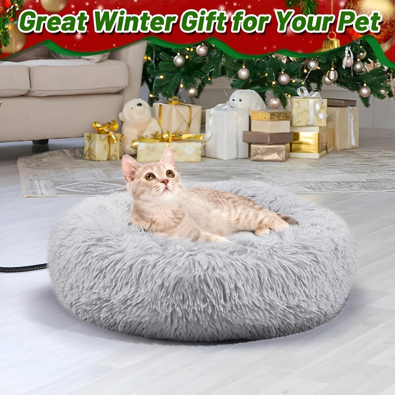 Cozy Heated Pet Bed