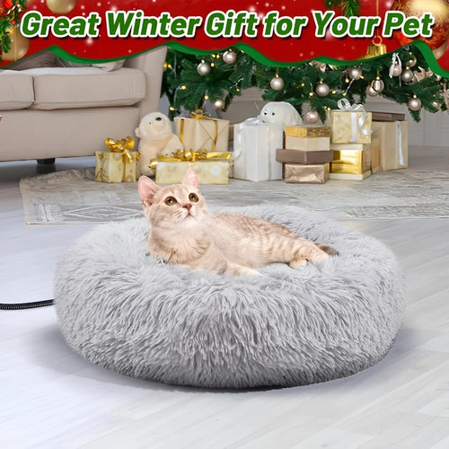 Cozy Heated Pet Bed